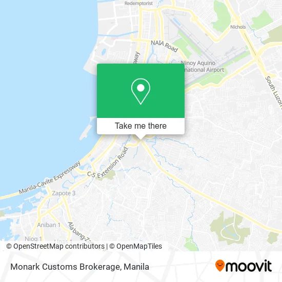 Monark Customs Brokerage map