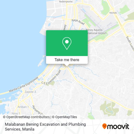 Malabanan Bening Excavation and Plumbing Services map