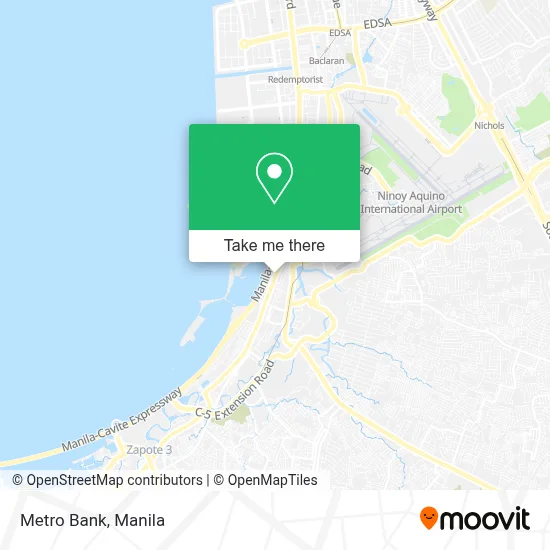 Metro Bank map