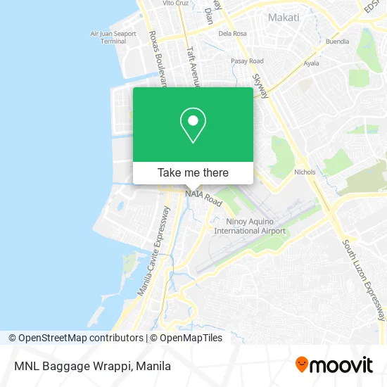MNL Baggage Wrappi map