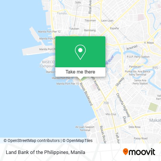 Land Bank of the Philippines map