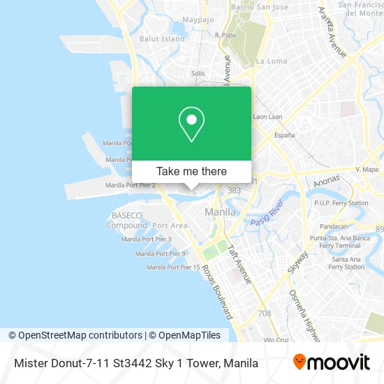 Mister Donut-7-11 St3442 Sky 1 Tower map