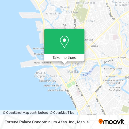 Fortune Palace Condominium Asso. Inc. map