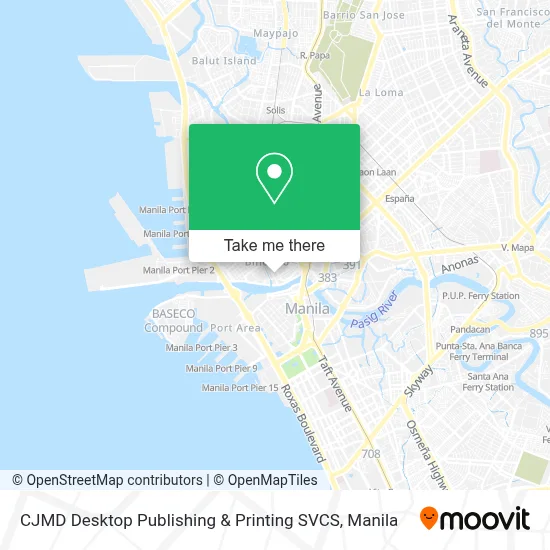 CJMD Desktop Publishing & Printing SVCS map