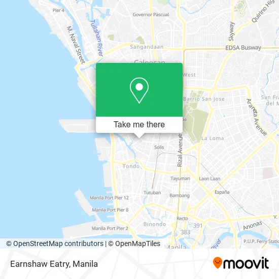 Earnshaw Eatry map