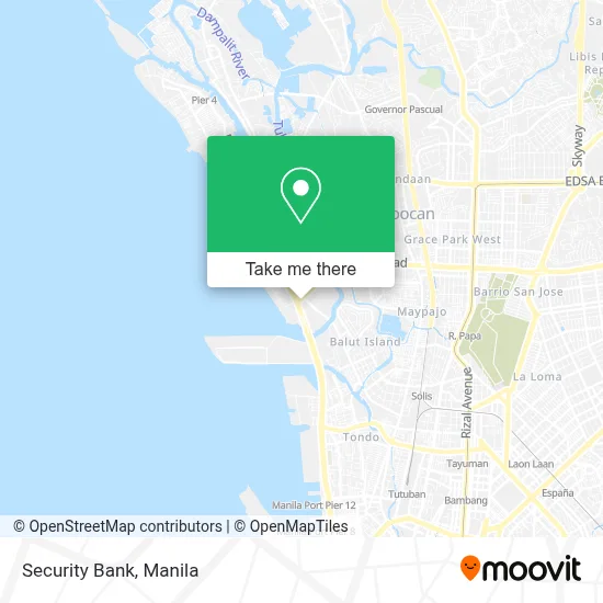 Security Bank map