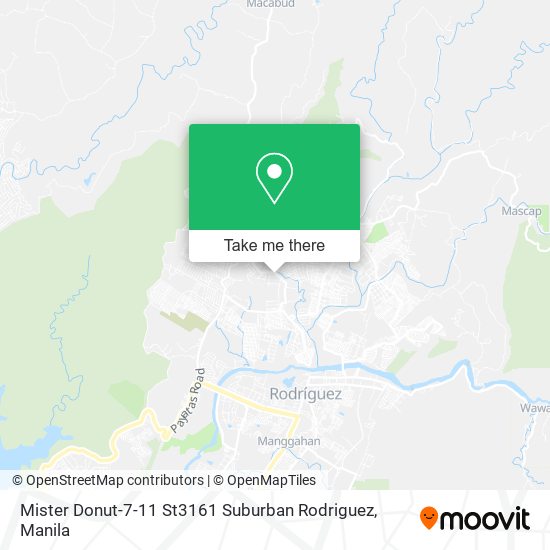 Mister Donut-7-11 St3161 Suburban Rodriguez map