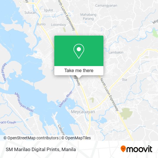 SM Marilao Digital Prints map