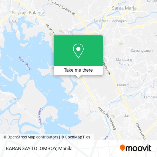 BARANGAY LOLOMBOY map