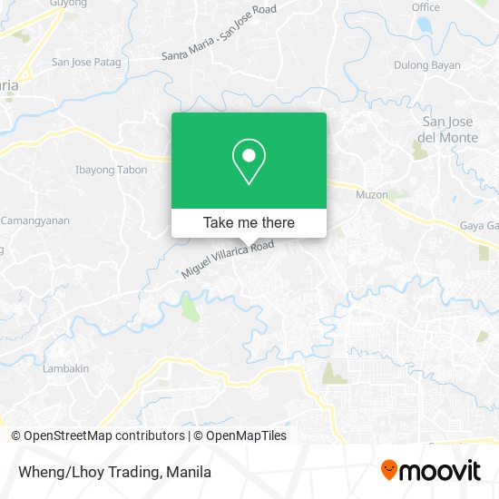 Wheng/Lhoy Trading map