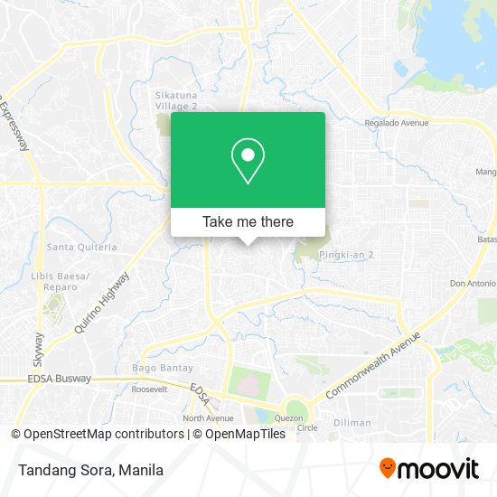 Tandang Sora map