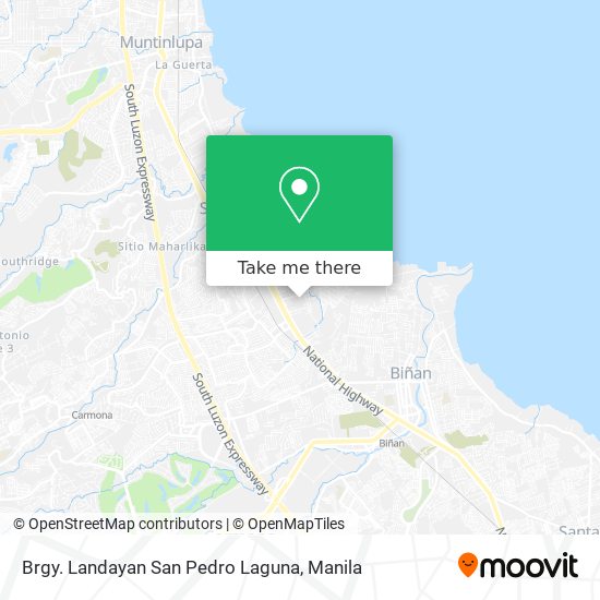 Brgy. Landayan San Pedro Laguna map