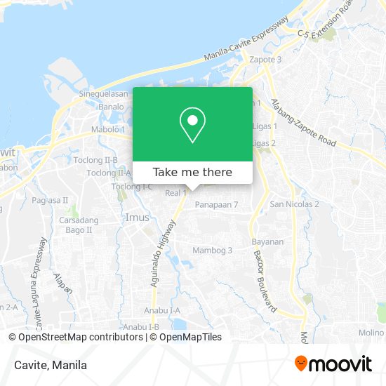 Cavite map