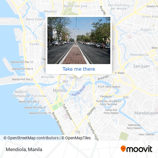 Mendiola map