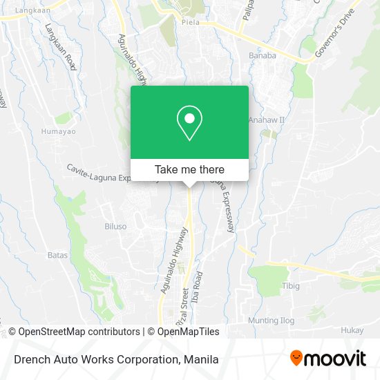 Drench Auto Works Corporation map