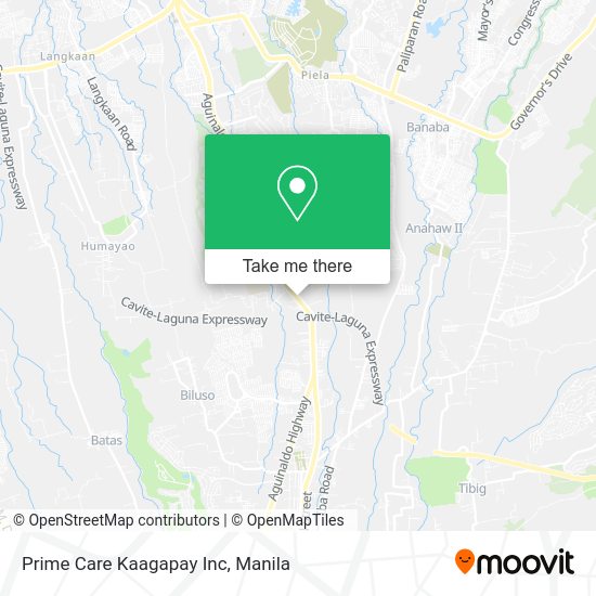 Prime Care Kaagapay Inc map