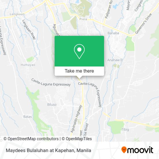 Maydees Bulaluhan at Kapehan map