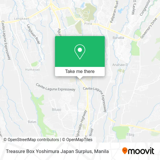 Treasure Box Yoshimura Japan Surplus map