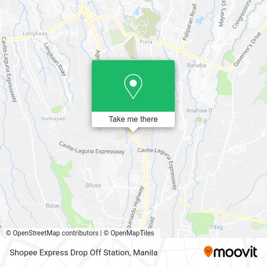 Shopee Express Drop Off Station map