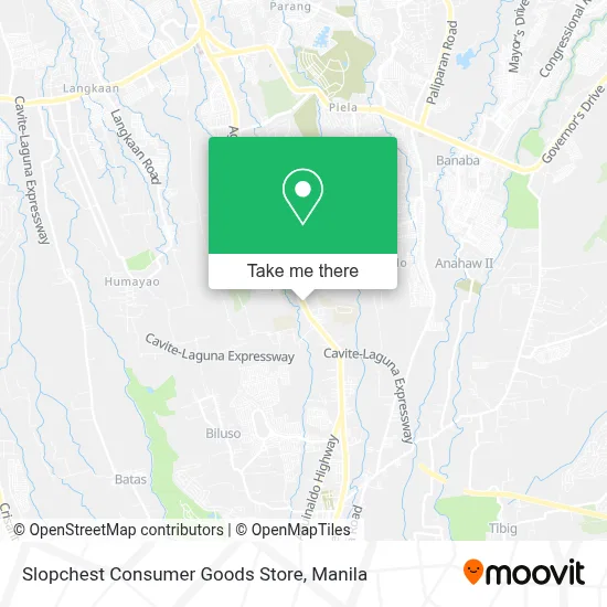 Slopchest Consumer Goods Store map