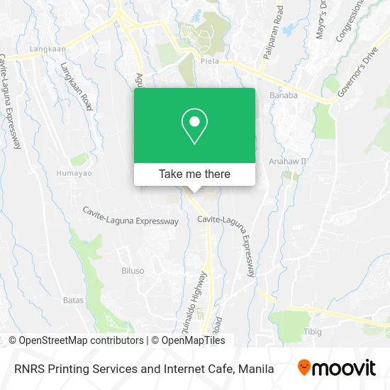 RNRS Printing Services and Internet Cafe map