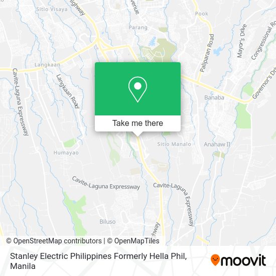 Stanley Electric Philippines Formerly Hella Phil map