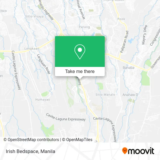 Irish Bedspace map