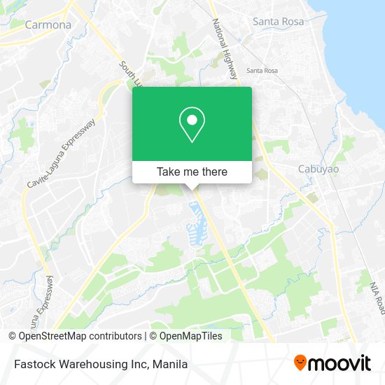 Fastock Warehousing Inc map