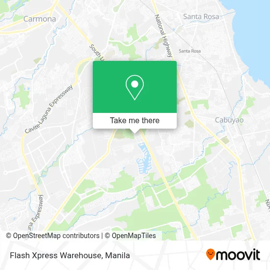 Flash Xpress Warehouse map