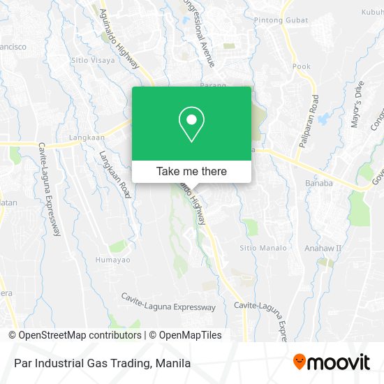Par Industrial Gas Trading map