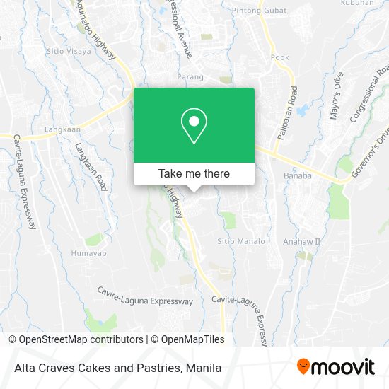 Alta Craves Cakes and Pastries map