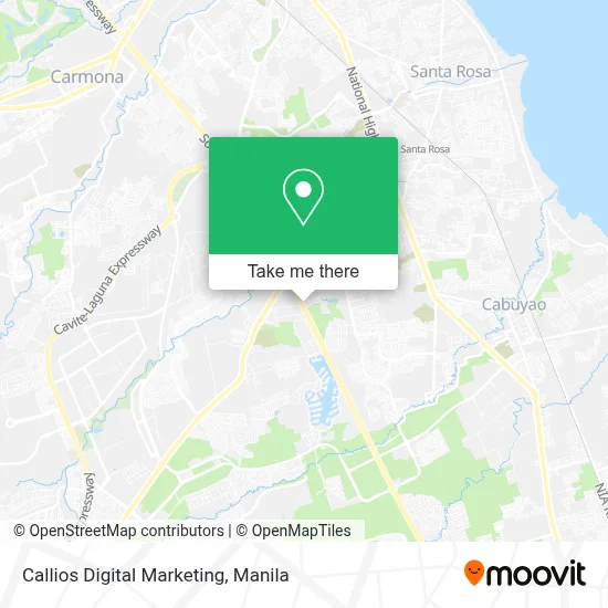 Callios Digital Marketing map