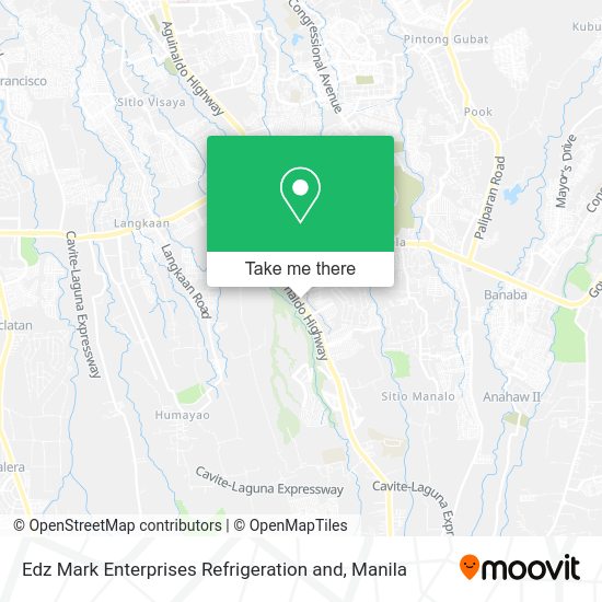 Edz Mark Enterprises Refrigeration and map