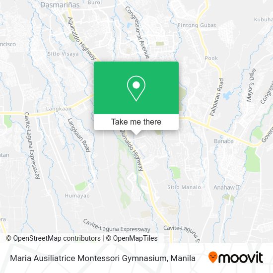 Maria Ausiliatrice Montessori Gymnasium map