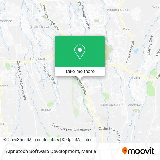 Alphatech Software Development map