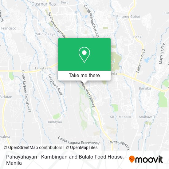 Pahayahayan - Kambingan and Bulalo Food House map