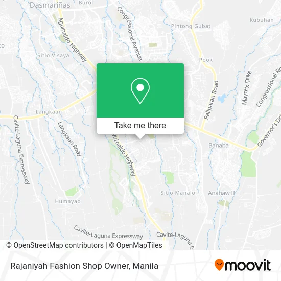 Rajaniyah Fashion Shop Owner map