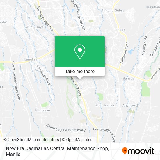 New Era Dasmarias Central Maintenance Shop map