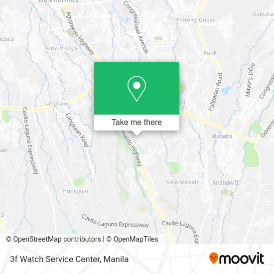 3f Watch Service Center map