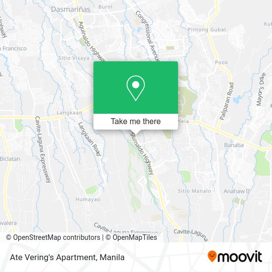 Ate Vering's Apartment map