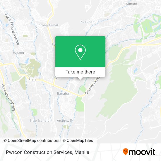 Pwrcon Construction Services map