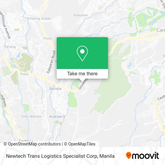 Newtech Trans Logistics Specialist Corp map