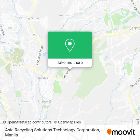 Asia Recycling Solutions Technology Corporation map