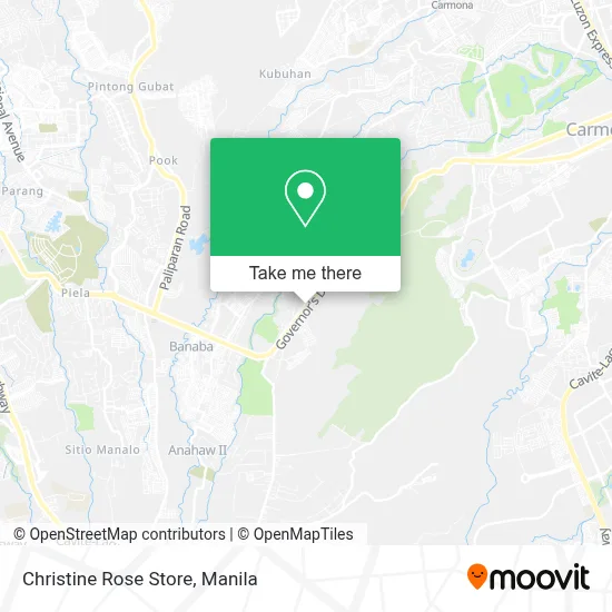 Christine Rose Store map