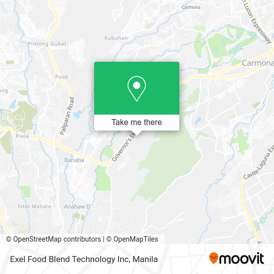 Exel Food Blend Technology Inc map