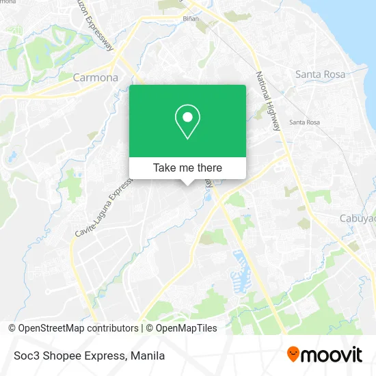 Soc3 Shopee Express map