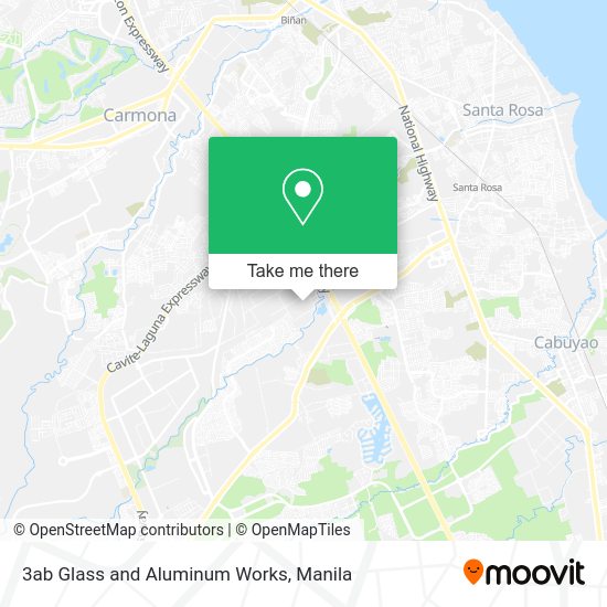 3ab Glass and Aluminum Works map