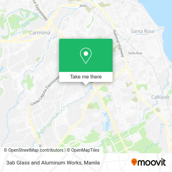 3ab Glass and Aluminum Works map