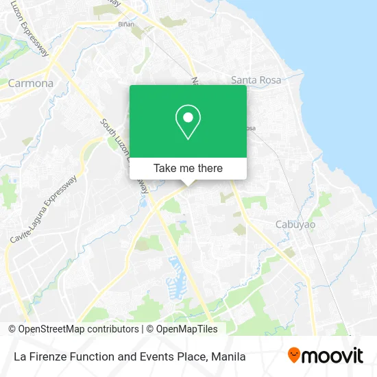 La Firenze Function and Events Place map