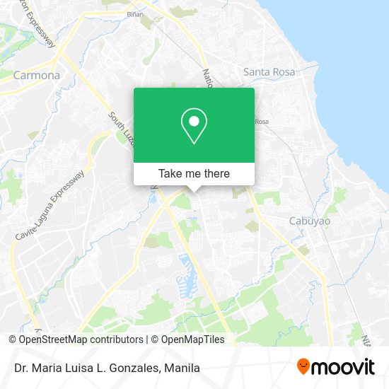 Dr. Maria Luisa L. Gonzales map